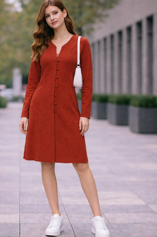 Blazer vestido ladrillo vintage Charleston Talla 16 usado