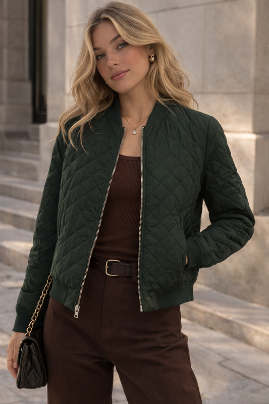 Chaqueta acolchada verde Marca Levi Strauss & Co. Talla XS Usado