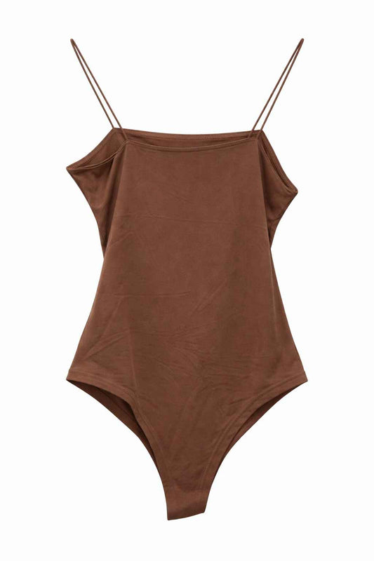 Body café de tirantes finos Marca SHEIN Talla S Nuevo son etiqueta