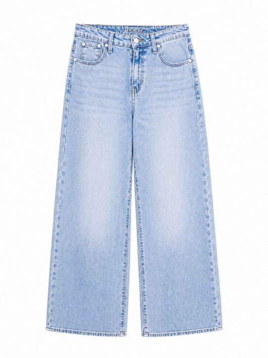 Pantalón jean wide leg celeste Marca U.S. POLO ASSN. Talla 4 Nuevo con etiqueta