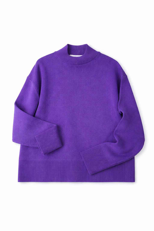 Buzo tejido morado Marca PRIMARK Talla 2XS Usado