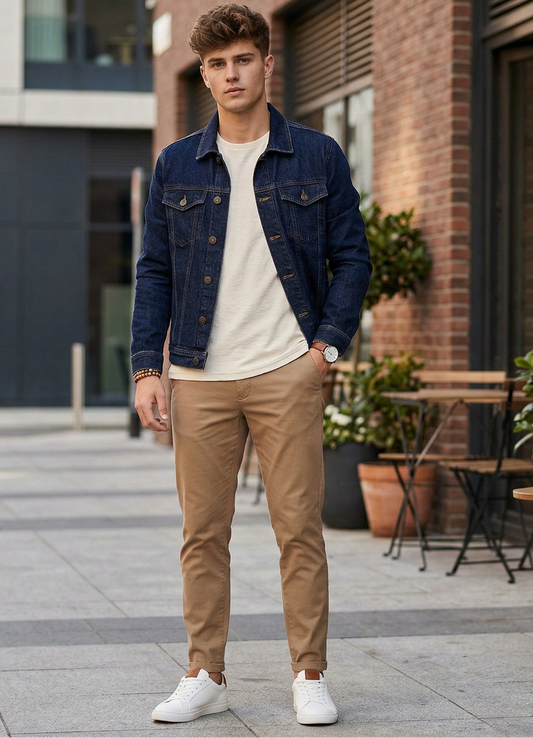 Chaqueta denim azul oscuro Banana Republic Talla S Usado