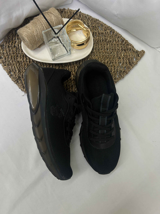 Zapatos deportivos negros POLO CLUB Talla 6.5M nuevo