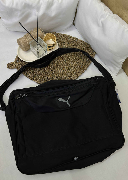 Bolso deportivo negro grande PUMA de Hombre usado