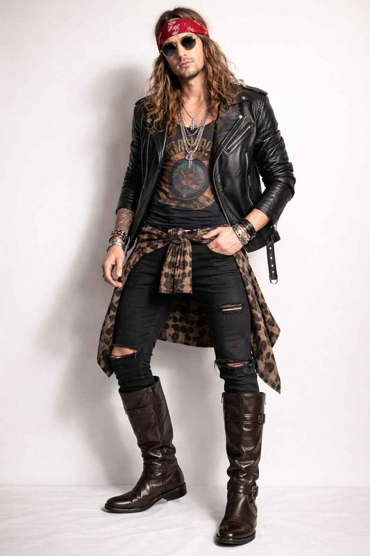 Botas de cuero café oscuro SCATBACK Talla 39 de Hombre Usado