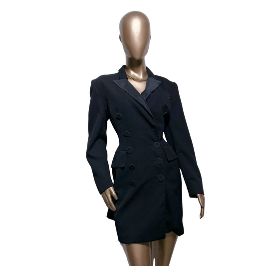 Blazer-Dress Lolita Lempicka Negro Mujer Talla 49 Usado