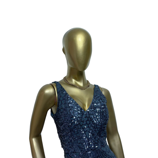 Vestido azul marca NW talla 10 usado