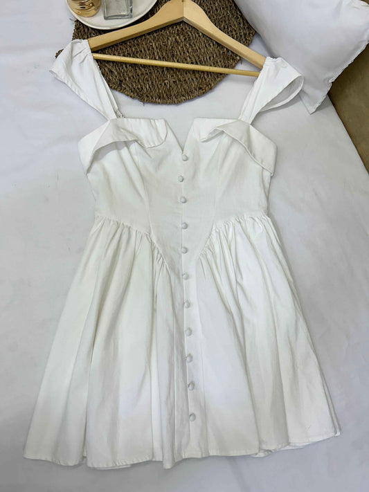 Vestido corto blanco Marca Saints & Secrets Talla S Usado