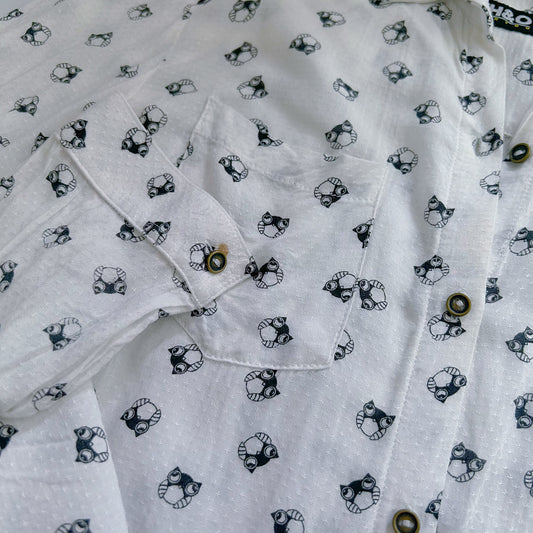 Blusa estampada H&O Talla M usada