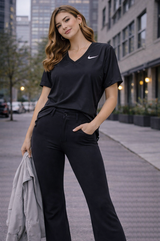 Camiseta deportiva negra NIKE Talla S usado