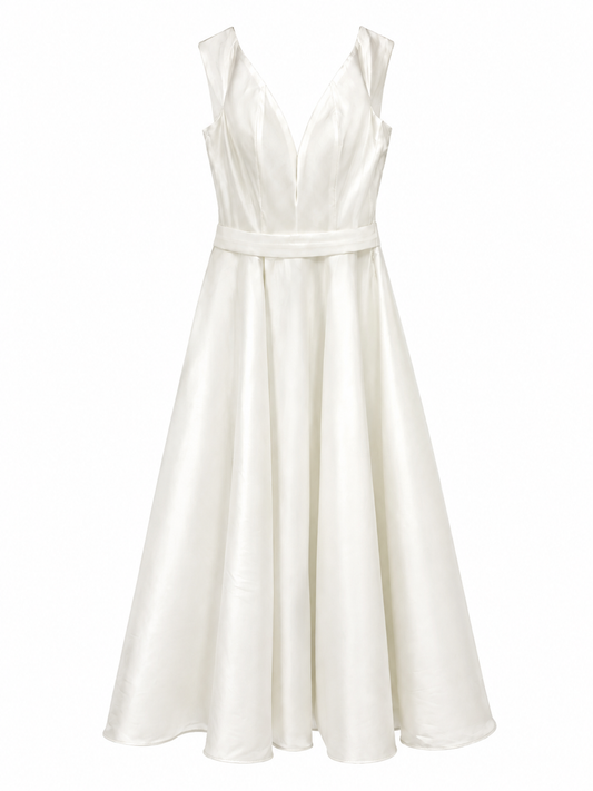 Vestido blanco elegante CLEV talla M usado