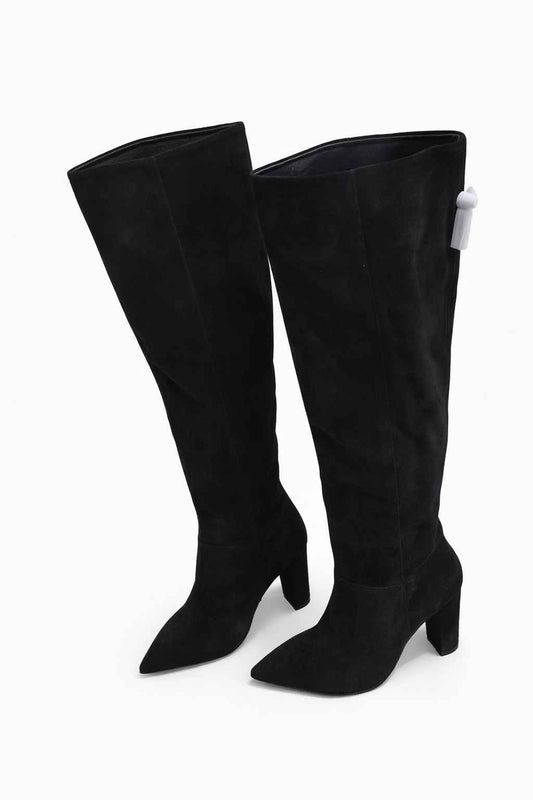 Botas altas negras gamuza Marca FP Talla 37 Nuevo sin etiqueta