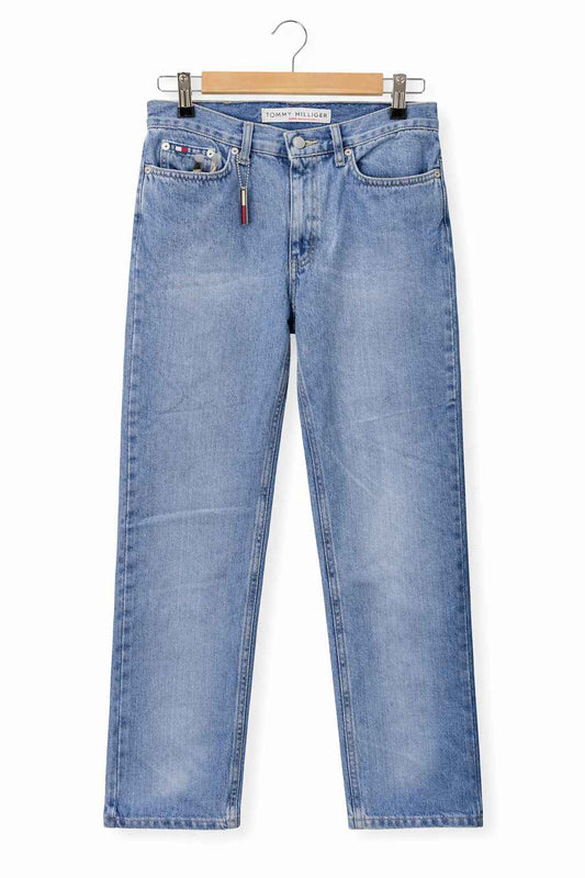 Pantalón jean azul claro recto Marca TOMMY HILFIGER Talla 4 Nuevo con etiqueta
