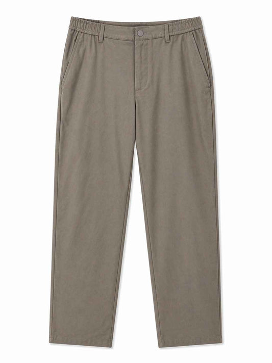Pantalón recto taupe minimalista Marca ZARA Talla S Nuevo con etiqueta