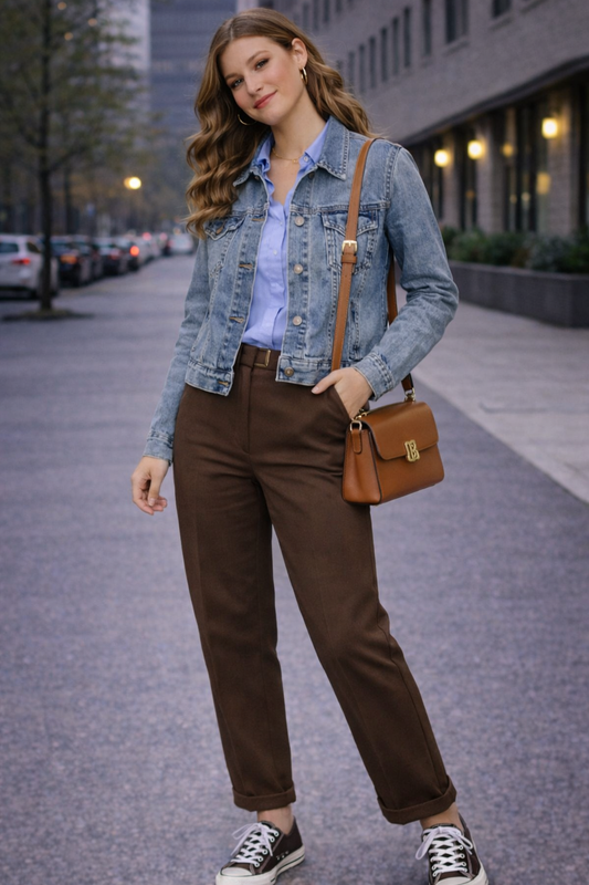 Casaca denim clásica CHEVIGNON Talla XS usado