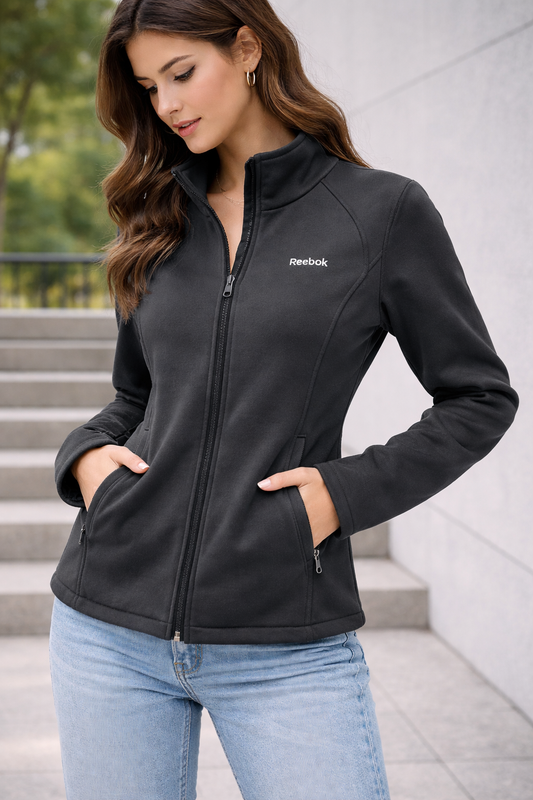 Chaqueta deportiva gris oscuro Reebok Talla S usado