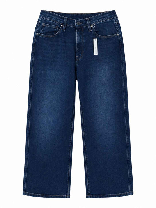 Pantalón jean wide leg azul oscuro Marca Levi’s Talla W32 Usado