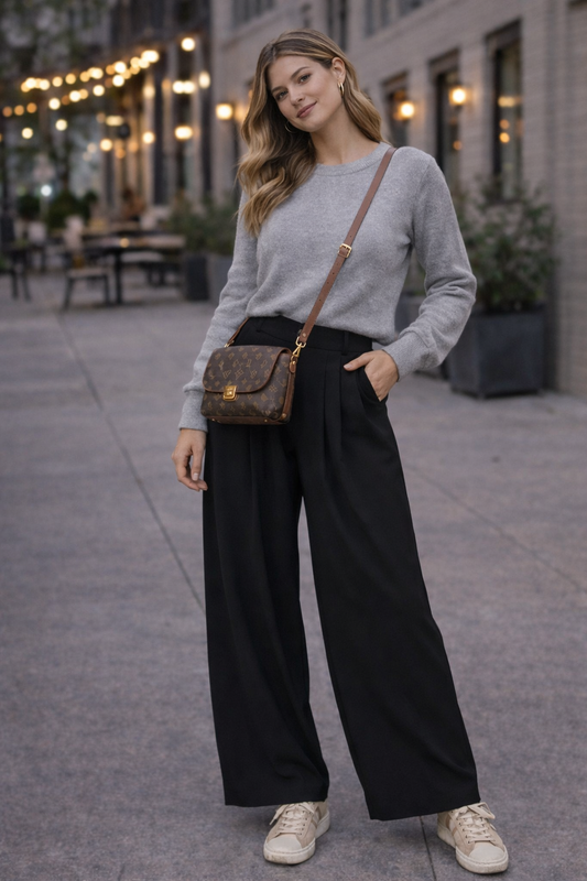 Pantalón negro de vestir mujer Constanza Talla 6 usado