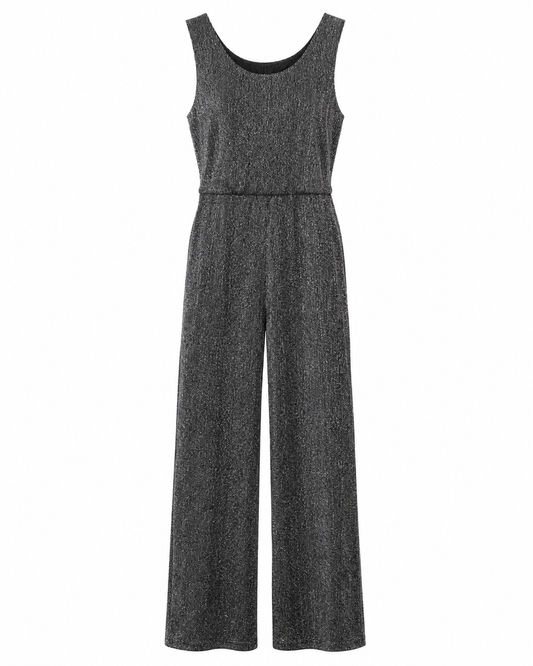 Enterizo gris brillante Nicole Miller talla M nuevo