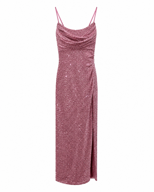 Vestido rosado brillante NW talla 8P usado