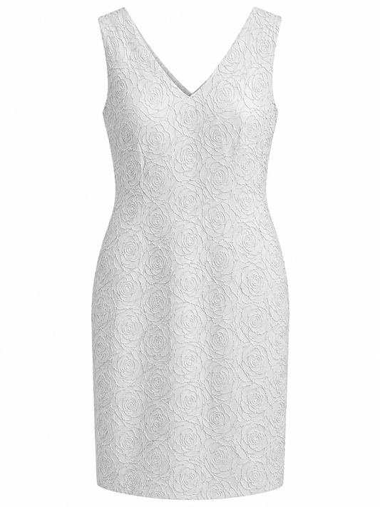 Vestido blanco hueso texturizado Lane Bryant talla 18 usado