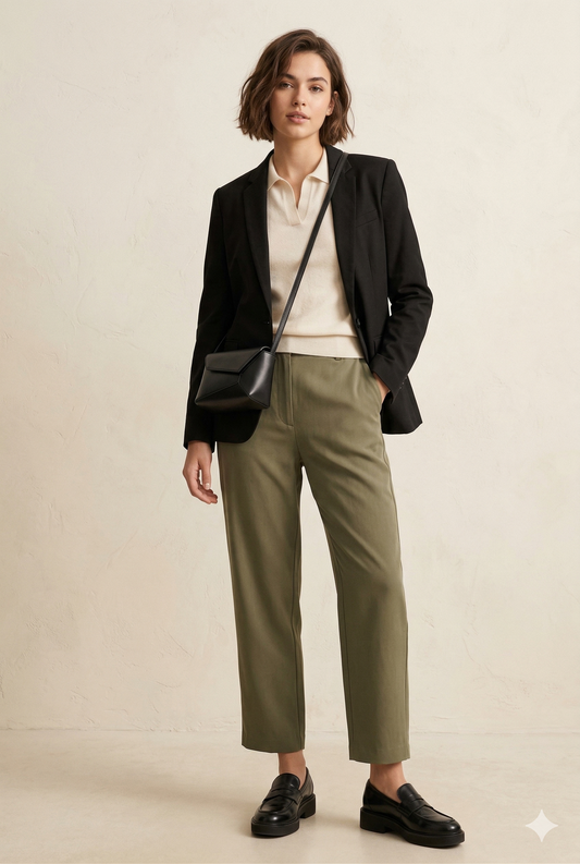 Blazer negro clásico Marca ZARA Talla EUR 50 Usado