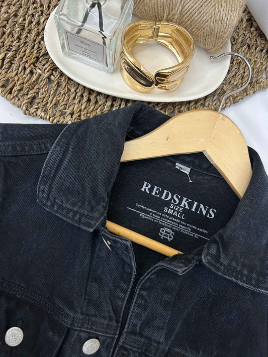 Chaqueta de pana negra hombre REDSKINS  Talla S usada