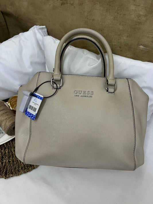 Bolso estructurado beige mujer Guess  Usado