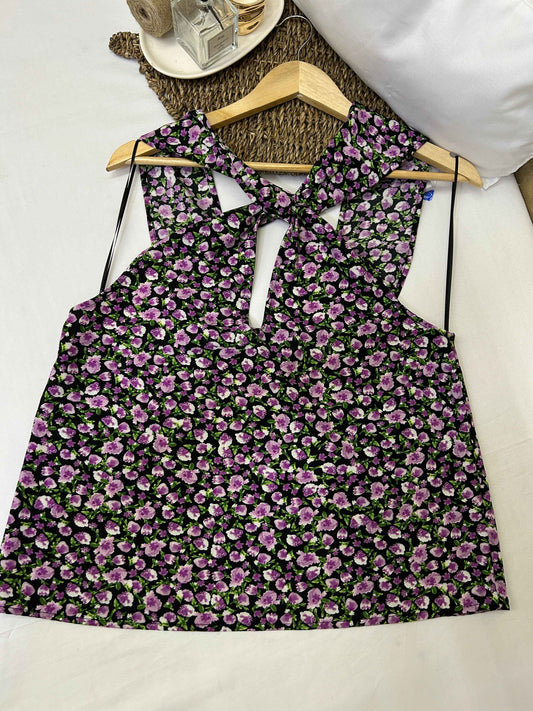 Blusa estampada floral ZARA Talla M usado