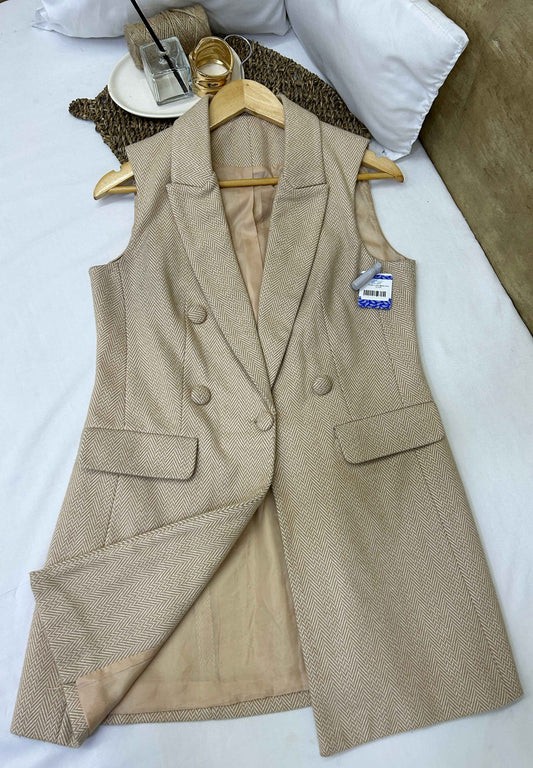 Chaleco sastre beige Talla M usado