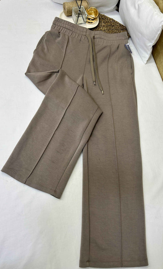 Pantalón beige topo de pierna recta ELIE Talla M usado