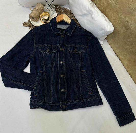 Chaqueta denim azul oscuro Banana Republic Talla S Usado