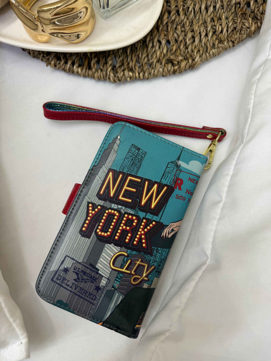 Billetera / wristlet Nicole Lee “New York City”  Usada