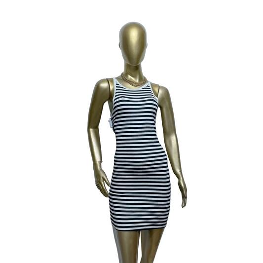 Vestido a rayas marca PIECES  talla M nuevo