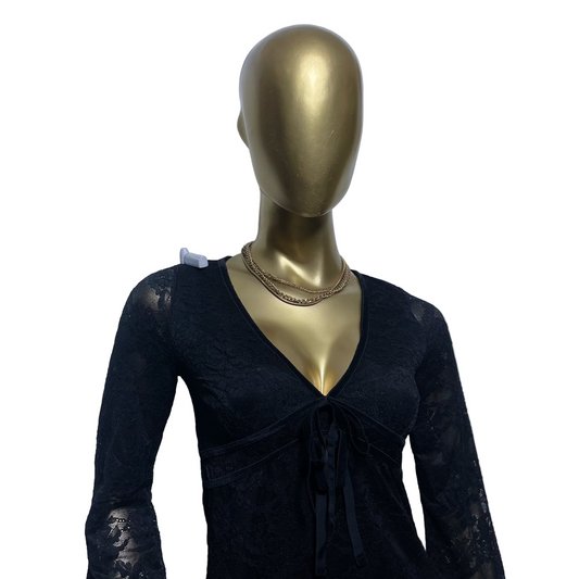 Vestido negro marca Forever 21  talla S nuevo