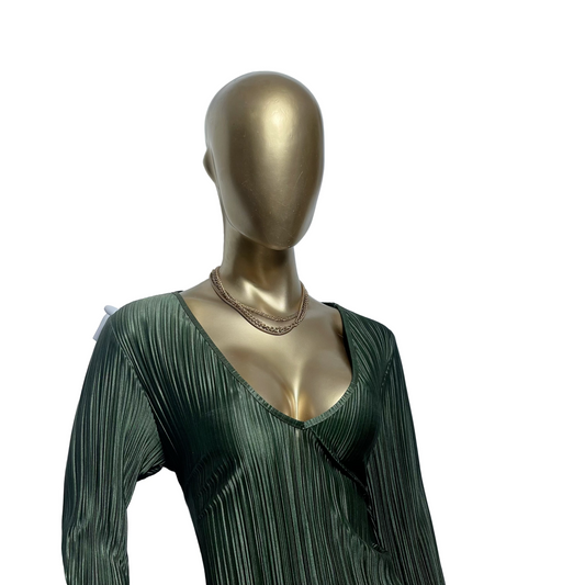 Vestido verde oliva marca ASOS DESIGN talla M nuevo