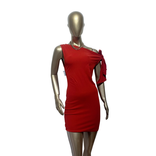 Vestido rojo marca ASOS DESIGN talla US 8 nuevo