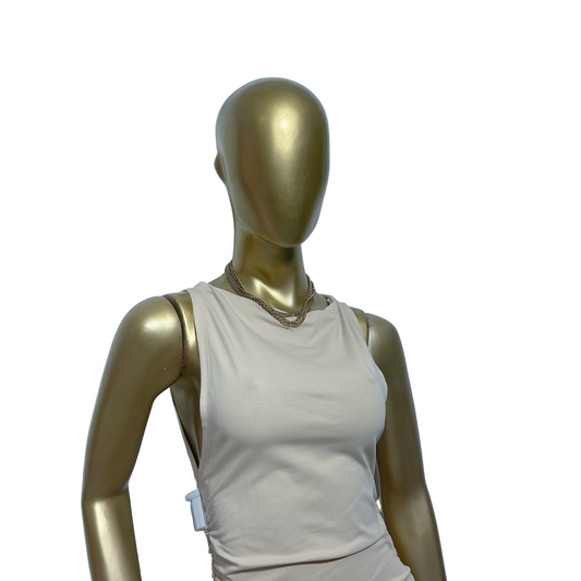 Vestido beige marca ASOS DESIGN talla US 2 nuevo