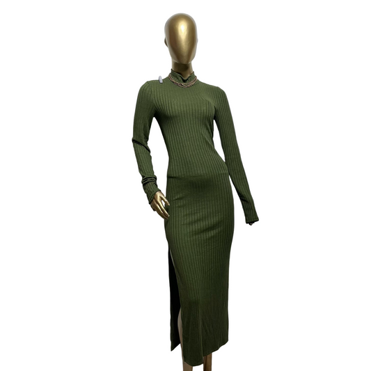 Vestido verde oliva marca VERO MODA talla S nuevo