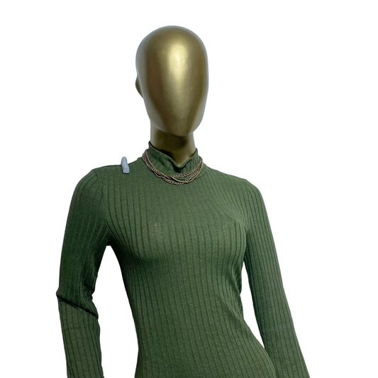 Vestido verde oliva marca VERO MODA talla S nuevo