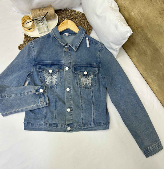 Chaqueta denim azul Marca Rileys James Talla S Usado