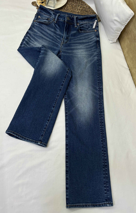 Jean recto azul clásico Marca American Eagle Talla 28x32 Usado