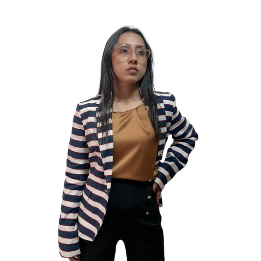 Blazer de rayas Tommy Hilfiger Talla 6 usado