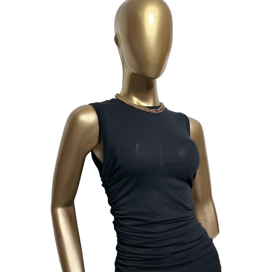 Vestido corto negro marca Bershka talla XS usado