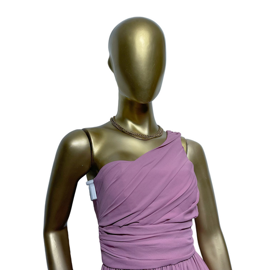 Vestido largo malva usado