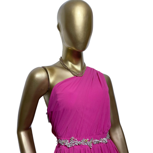 Vestido largo fucsia marca SHEIN usado