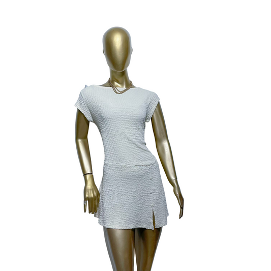 Vestido corto beige marca ASOS DESIGN talla M nuevo