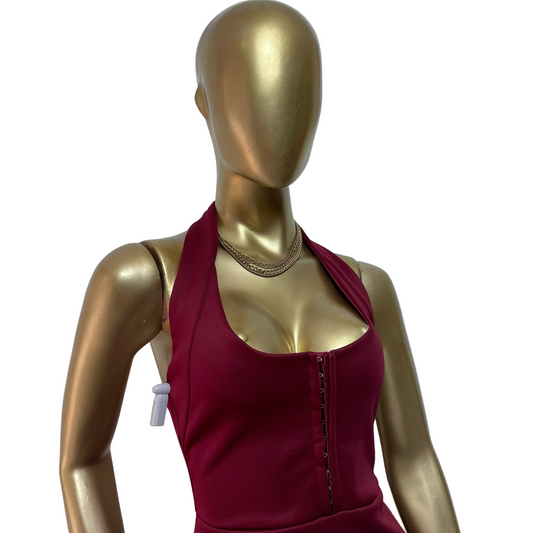 Vestido corto color vino marca ASOS DESIGN talla S nuevo