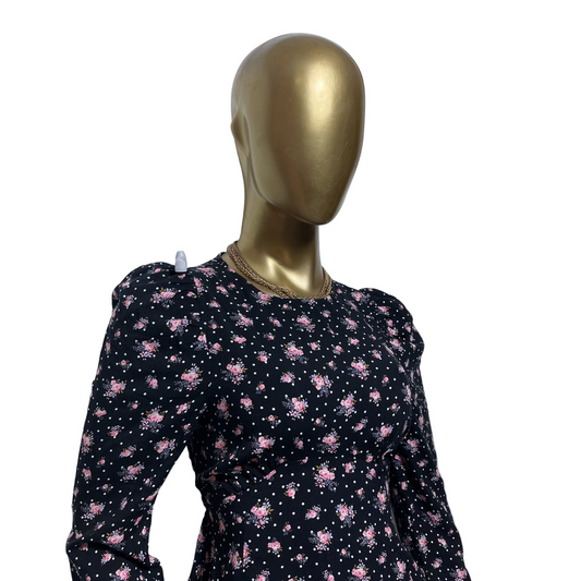 Vestido corto floral marca PETITES talla US 4 nuevo
