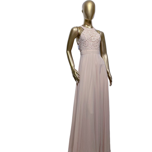 Vestido largo rosa palo marca LULUS talla S usado